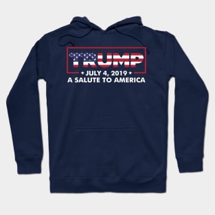 Trump 4th of July Rally A Salute To America Hoodie